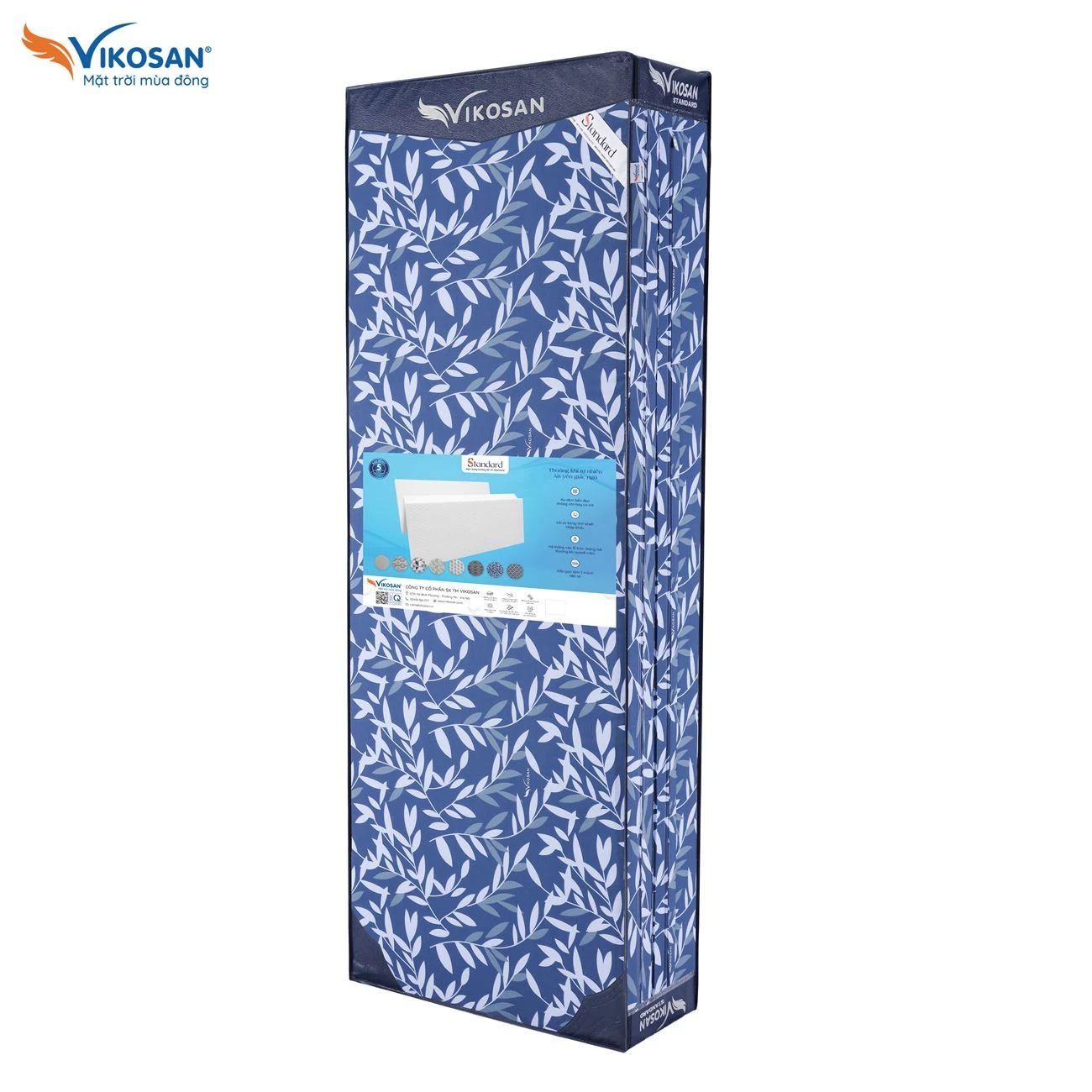 Đệm bông ép 3 tấm Vikosan TC Standard