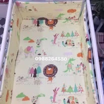 Bộ sản phẩm Đệm-Ga-Quây cũi cho bé mẫu thú con dạo chơi