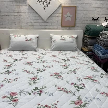 1 ga chun chần bông sz 180cm x 200cm + 2 vỏ gối nằm sz 45cm x 65cm