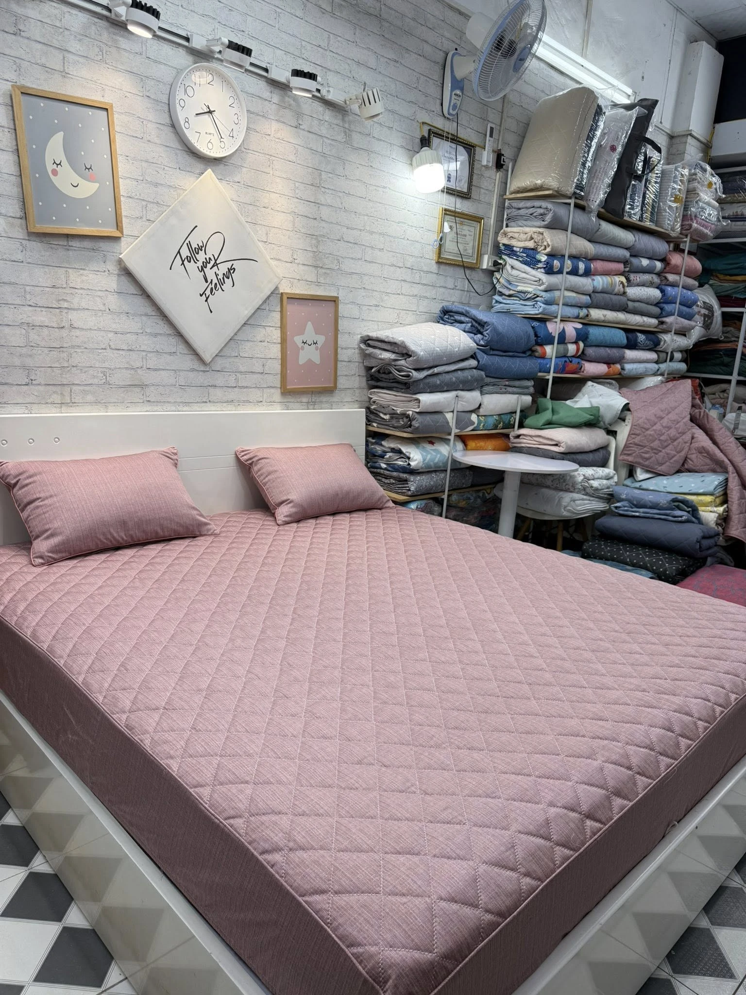 Set 1 Ga chun trần + 2 vỏ gối 45*65cm modal Hàn Quốc