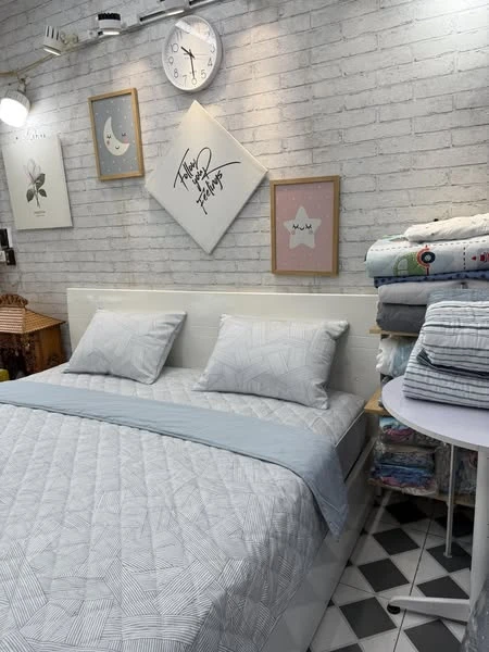 Bộ chăn ga gối họa tiết 3D Lụa Modal Hàn Quốc