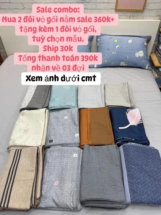 Sale Vỏ gối