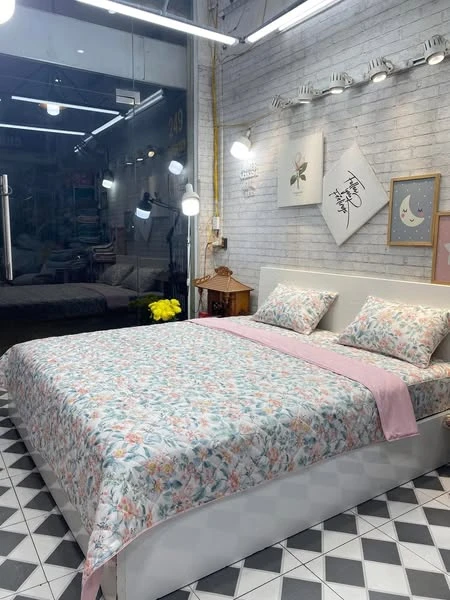 Bộ chăn ga gối hoa nhí* Lụa Modal Hàn Quốc