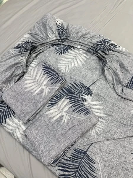 Set 1: ga chun chần bông sz 160cm x 200cm + 2 vỏ gối nằm sz 45cm x 65cm