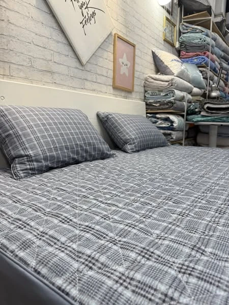 Set 1 ga chun chần bông sz 180cm x 200cm + 2 vỏ gối nằm sz 45cm x 65cm **