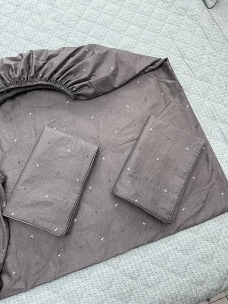 Ga chun Cotton không trần Bling bling màu xám sang chảnh