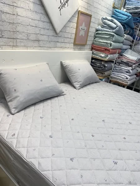 Bộ chăn ga gối Lụa Modal Hàn Quốc tone nhẹ dịu