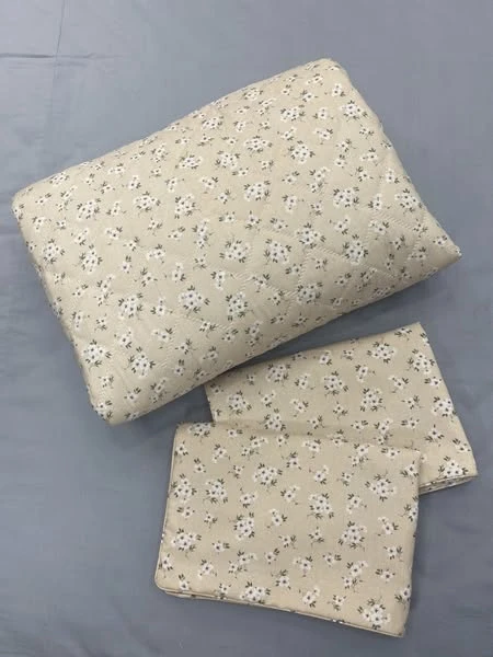 Set chăn ga gối trần bông  cúc họa My vàng xjnh xắn nha. bột gỗ sồi Hàn Quốc