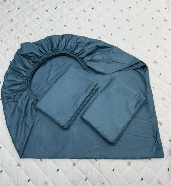 Ga chun Lụa modal không trần mẫu Vân xanh in chìm