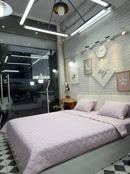 Bộ chăn ga gối Lụa Modal Hàn Quốc Lá nhí Hồng xjnh xắn