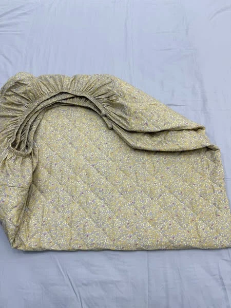 Set mẫu hoa nhí vàng lụa modal