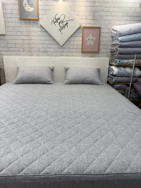 Sale 1 ga chun chần bông lụa modal sz 180cm x 200cm + 2 Vỏ gối 45*65cm  Họa tiết Vân ghi xjnh lắm ạ