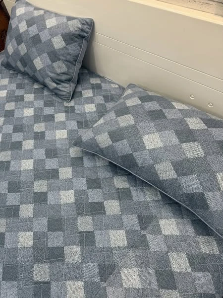 Sale 1 ga chun chần bông cotton sz 180cm x 200cm + 2 Vỏ gối 45*65cm họa tiết đẹp