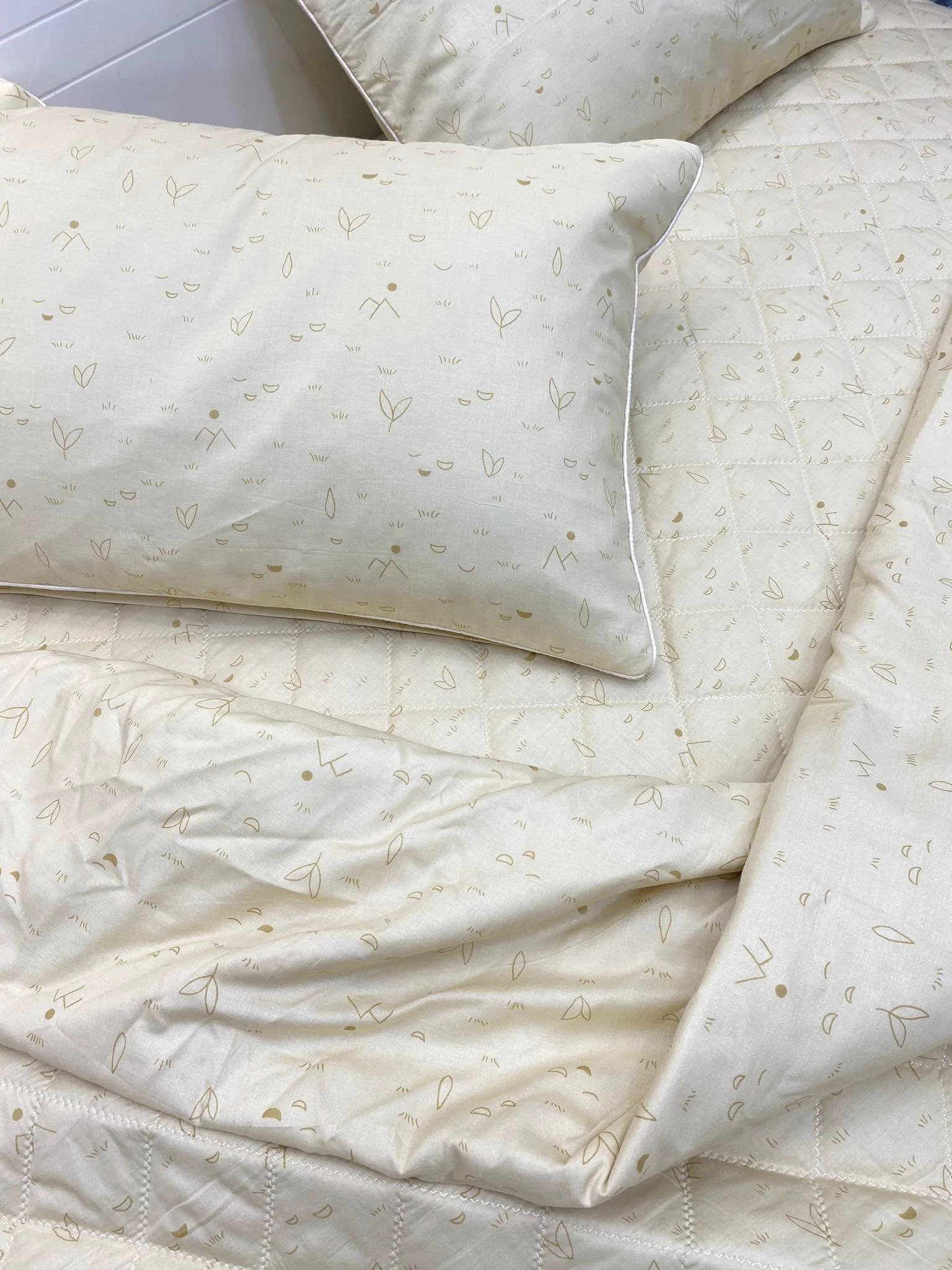 Bộ chăn ga gối Lụa Modal Hàn Quốc chồi non