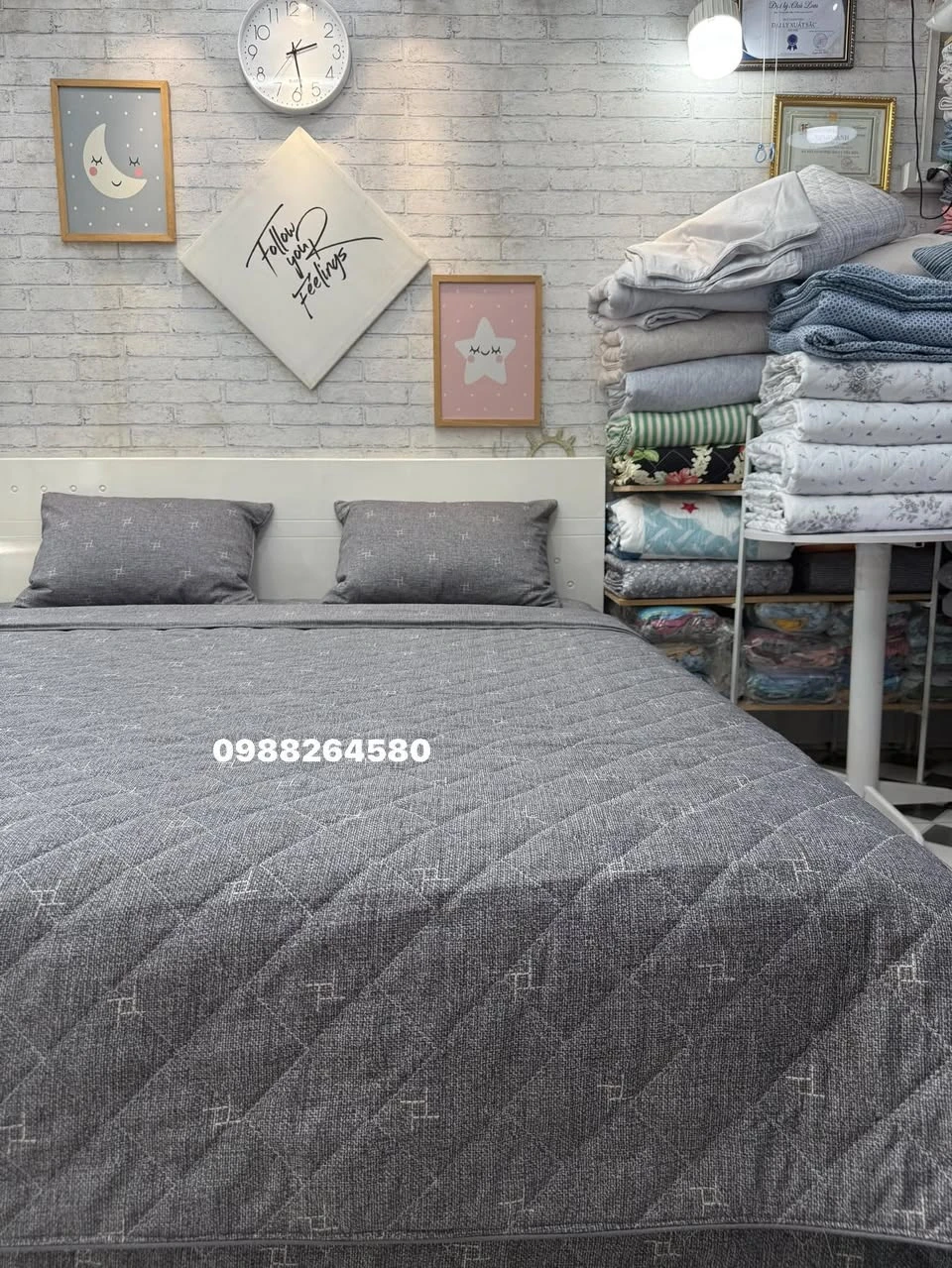 Bộ chăn ga gối Lụa Modal Hàn Quốc Set ga phủ này rất sang các chị ơi.