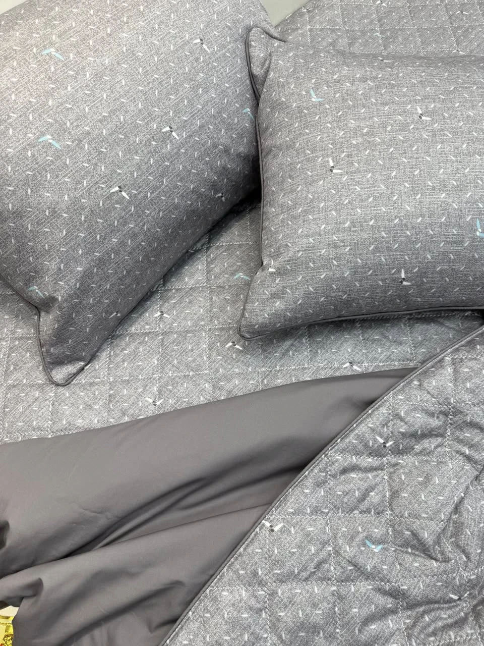 Bộ chăn ga gối cotton Hàn Quốc mẫu / ghi