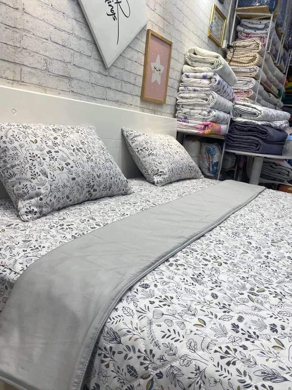 Bộ chăn ga gối cotton Hàn Quốc Set chăn ga gối đơn giản mà rất xjnh