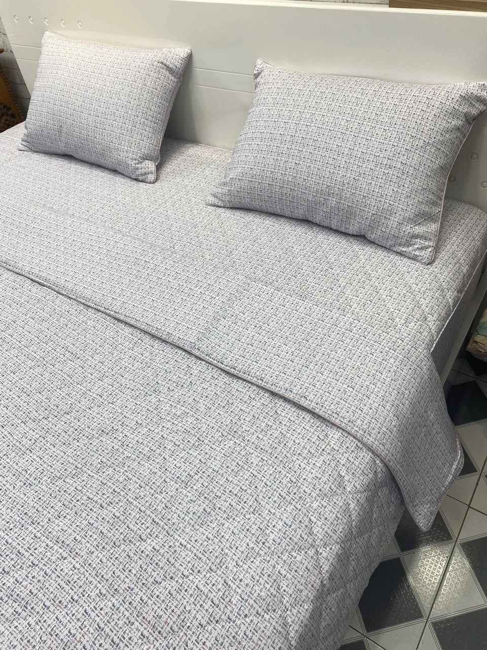 Bộ chăn ga gối Lụa Modal Hàn Quốc vân mờ