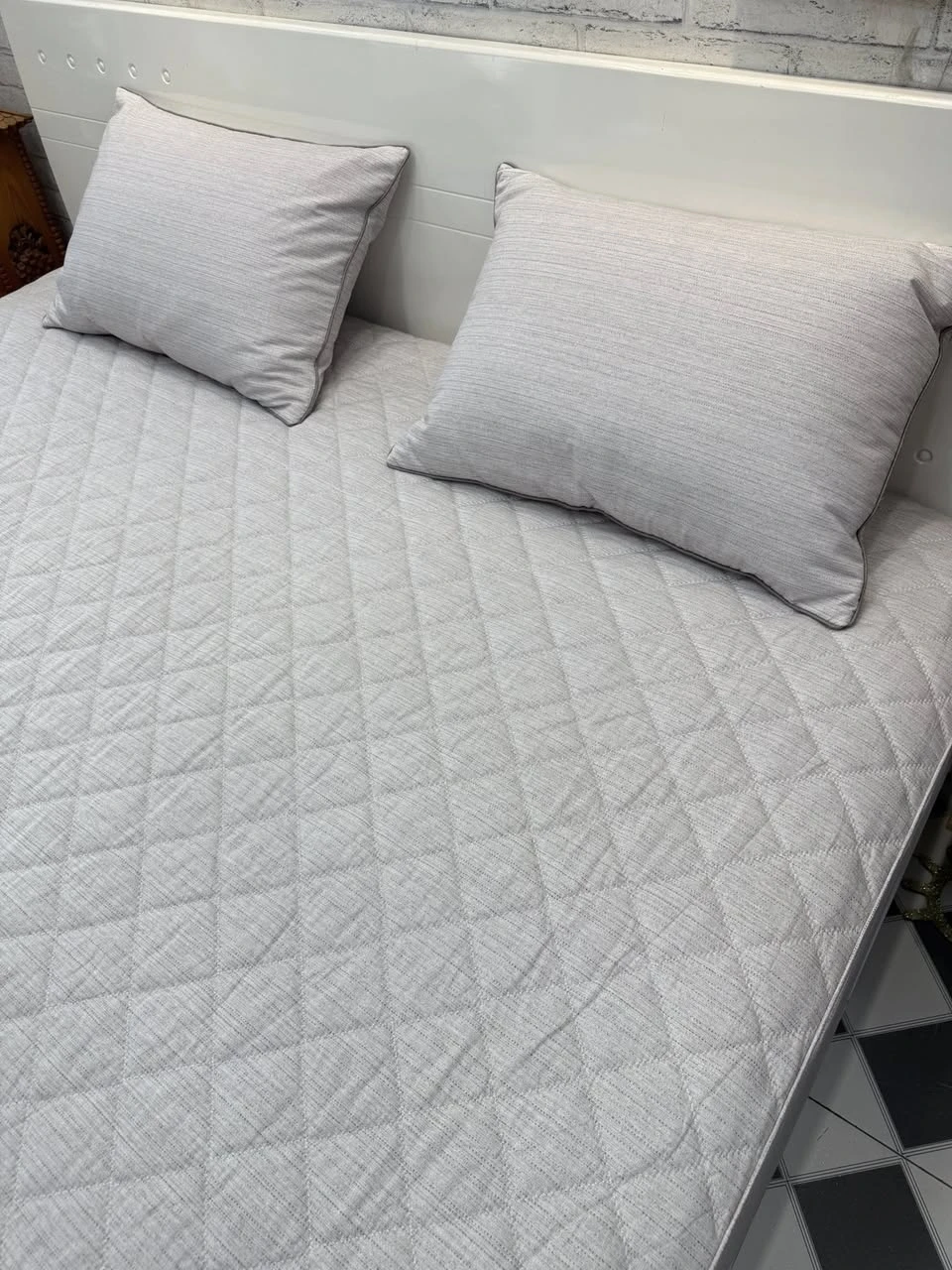 Bộ chăn ga gối Lụa Modal Hàn Quốc vân xước 12