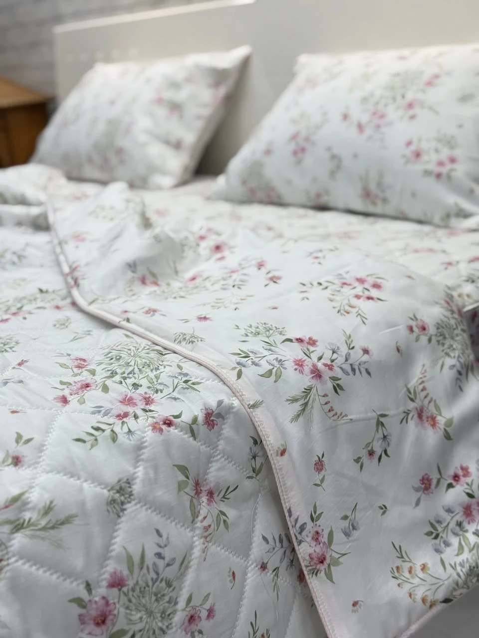 Bộ chăn ga gối Lụa Modal Hàn Quốc Em hoa này xjnh 🐠!!! tiểu Ther, dễ thương.