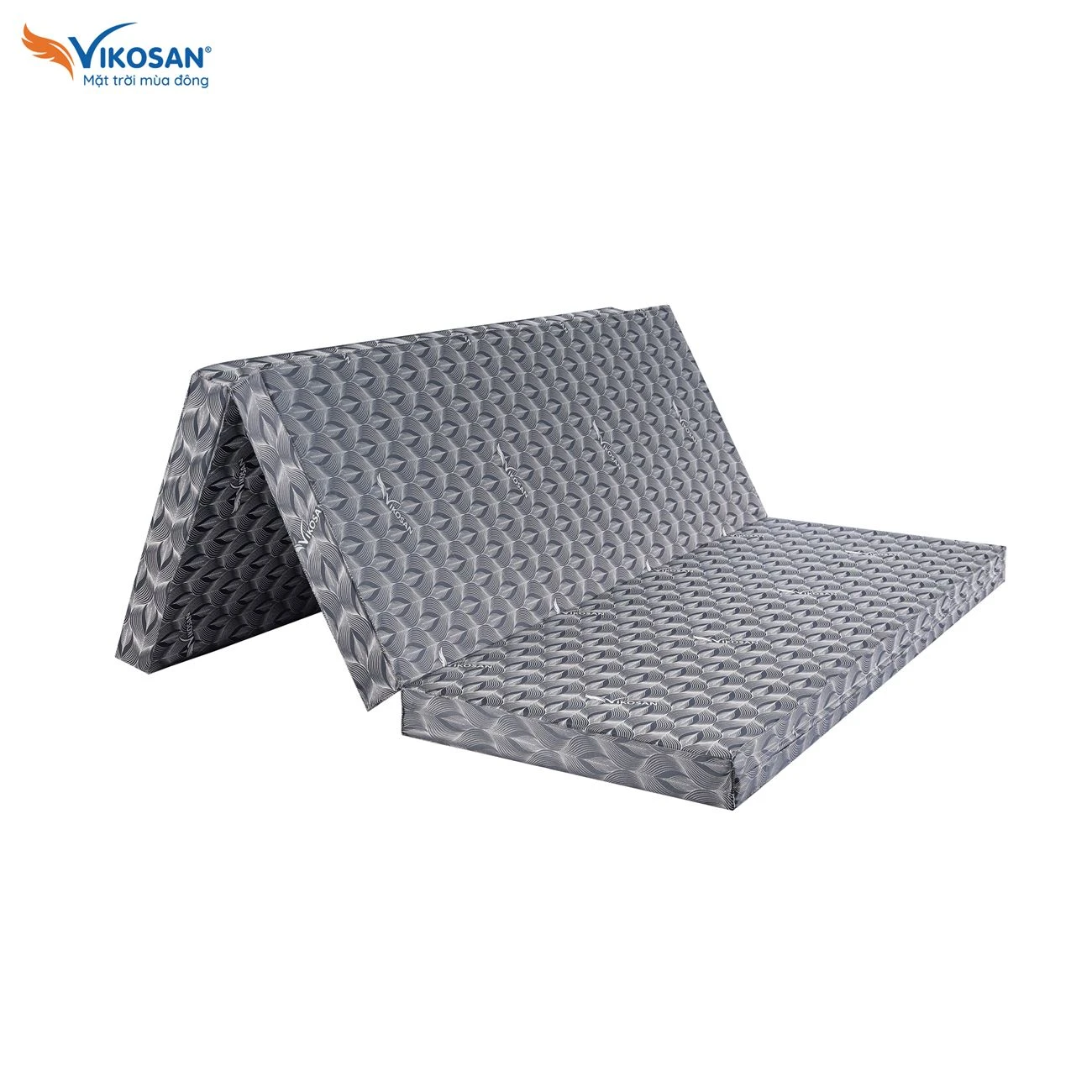 Đệm bông ép 3 tấm Vikosan Gấm Standard