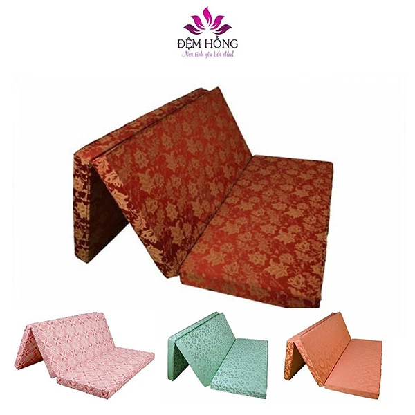 Đệm bông ép 3 tấm gấm Sông Hồng