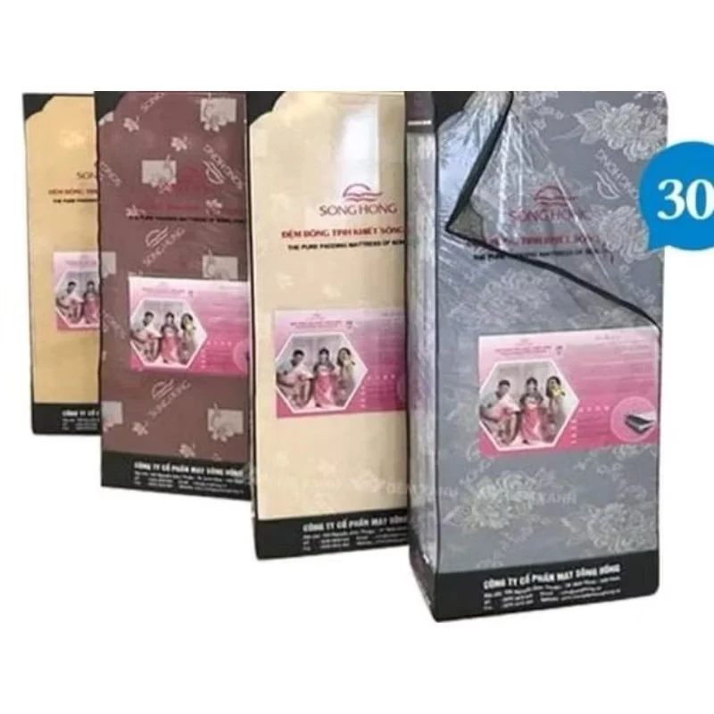 Đệm bông ép 3 tấm gấm Sông Hồng