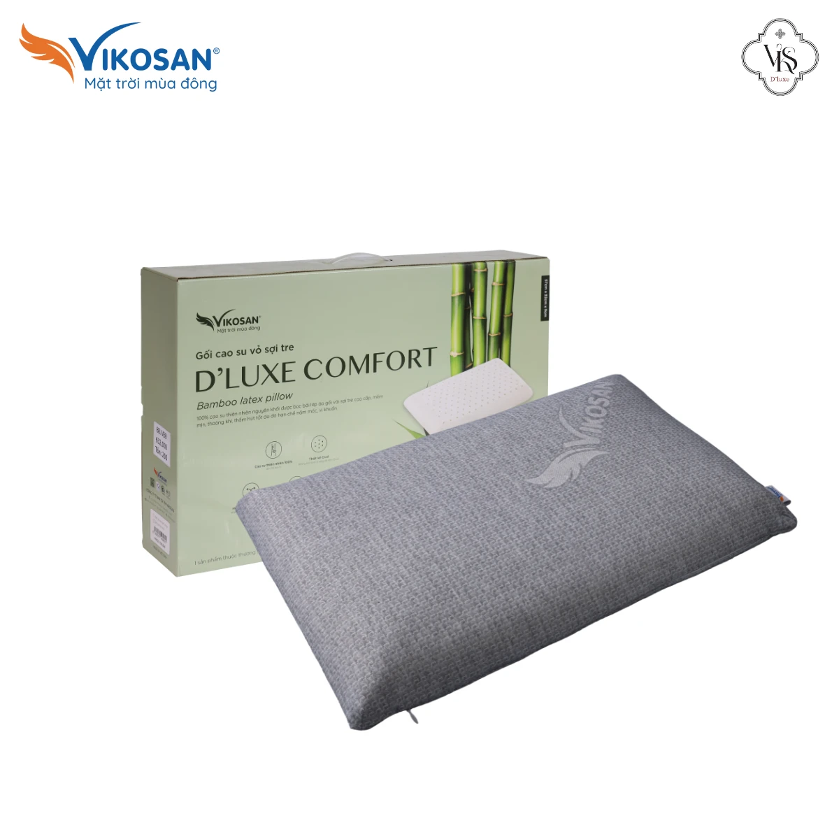 Ruột gối cao su thiên nhiên Slim Oval