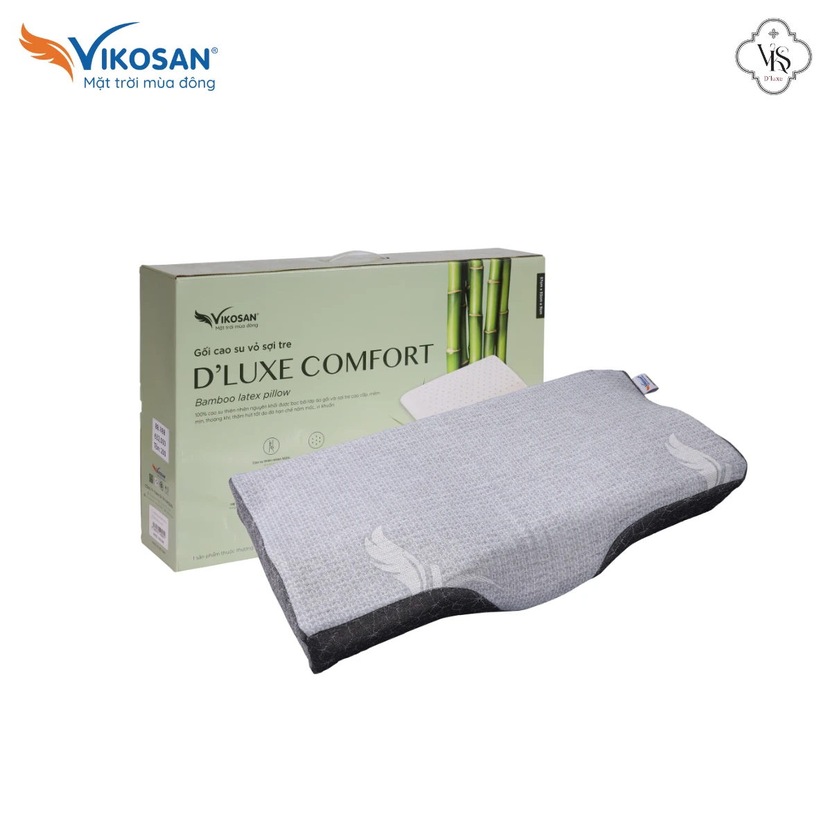 Ruột gối cao su thiên nhiên Công thái học Vikosan